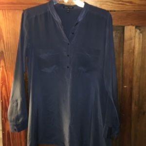 Eileen Fisher silk tunic top